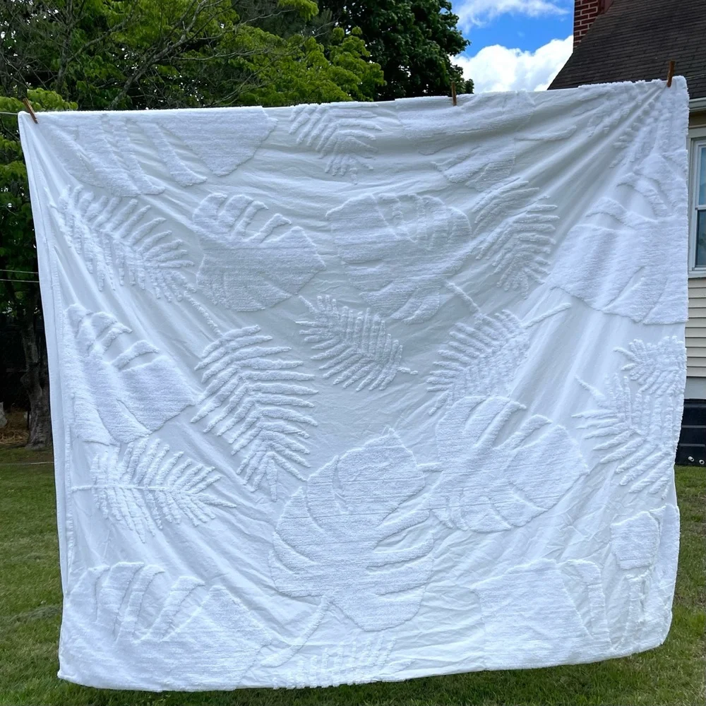Madison Park White Cotton Duvet Cover